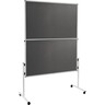 LEGAMASTER Moderationswand 7-209300 120x150cm klappbar Filz grau