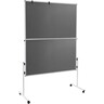 LEGAMASTER Moderationswand 7-209300 120x150cm klappbar Filz grau