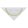 ARISTO Geometriedreieck AR 1552 Maßskala Hypotenuse 16cm glasklar
