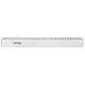 WESTCOTT Lineal 30cm Kunststoff transparent