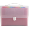 EXACOMPTA Fächermappe mit Griff A4/PP 55698E 24 Fächer, crystal