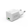 HAMA Schnellladegerät USB-C Super-Mini-Charger PD 20W, weiß