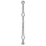 VELOFLEX Niederhalter 2905000 80mm Metall silber