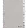 DURABLE Ordnerregister f A4 10tlg gr PP mit umschweißte Taben