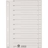 LEITZ Trennblatt 60970085 DIN A4 200g Karton grau, 100St/Pck