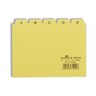 DURABLE Leitkartenregister 366004 DIN A6 quer A-Z Kunststoff gelb