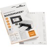 DURABLE Einsteckschild BADGEMAKER 145902 150x63mm weiß, 40St/Pck