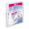 VELOFLEX Präsentationsringbuch Velodur A4 4Ringe 16mm weiß PP-Folie