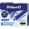PELIKAN Tintenpatrone 4001 TP/6 301176 königsblau, 6St/Pck