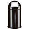 ALCO Push-Abfallsammler 2900-11 20Ltr H/Ø 63/34cm schwarz