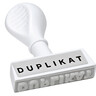 WEDO Textstempel 19314 DUPLIKAT 45mm Kunststoff weiß