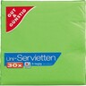 G&G Servietten 33x33cm 3-lagig grün, 30St/Pck