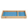 SIGEL Utensilienschale Eyestyle natur/hellblau Bambus/PET RC