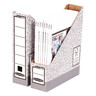 BANKERS BOX Stehsammler 0186004 DIN A4 Archiv grau/weiß
