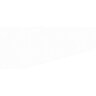 Trapez- Trennstreifen gel. 240x105/60mm weiß, 100St/Pck