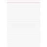 BRUNNEN Ringbucheinlage A4 liniert 1066901, 50St/Pck