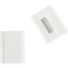 ELBA Farbreiter vertic 1 100420887 20x16mm PVC weiß, 25St/Pck