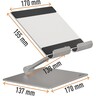 DURABLE Tabletständer RISE 894023 7-13