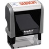 TRODAT Textstempel Printy 4912 GEBUCHT 47x10mm Druck blau/rt