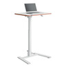 LEITZ Sitz-/Steh-Schreibtisch Ergo klappbar, höhenverstellbar, 650x460mm, weiß