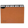 DURABLE Karteiregister 425511 A-Z DIN A5 quer 5/5tlg. Presspan br