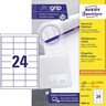 AVERY ZWECKFORM Etiketten 3658-200 64,6x33,8mm weiß, 5.280St/Pck