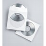 VERBATIM CD/DVD-Hülle Papier weiß Fenster Einsteckklappe, 100St/Pck