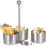 ESMEYER Servierset Boston 400-1790 16x16x24cm 3Schalen/1Halter silber