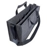 SIGEL Tasche Desk Sharing L dgrau SynFilz, Gurt, 2 Griffe