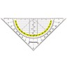SOENNECKEN Geometriedreieck 14cm Skala (gesamt 16cm).