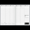 BRUNNEN Buchkalender A4 2027 210x297mm 1W/2S 1078160307 blau