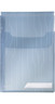 LEITZ Prospekthülle 4727 A4 Combi-Hülle blau, 3St/Pck