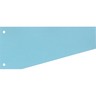 Trapez- Trennstreifen gel. 240x105/60mm blau, 100St/Pck