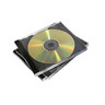 FELLOWES CD/DVD Box 98307 2CDs/DVDs Kunststoff sw, 5St/Pck