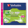 VERBATIM CD-RW 43147/43148 8-12x 700MB Scratch Resistant STÜCK