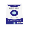 EXACOMPTA Karteikarten DIN A6 blanko blau PEFC, 100St/Pck