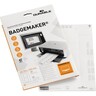 DURABLE Einsteckschild BADGEMAKER 145802 104x110mm weiß, 40St/Pck