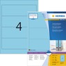 HERMA Ordnerrückenschild 4298 192x61mm blau/braun, 400St/Pck