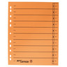 PRO/OFFICE Trennblatt A4 RC durchgefärbt orange, 100St/Pck