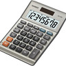 CASIO Tischrechner MS-80F Solar/Batterie 8stellig, grau