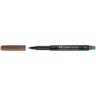 FABER-CASTELL Folienschreiber MULTIMARK 151378 F mit Radierer br