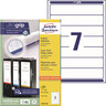 AVERY ZWECKFORM Ordneretikett L4760-100 38x192mm ws, 700St/Pck