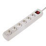 HAMA Steckdosenleiste mit Schalter 6fach 1,4m weiß