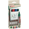 EDDING Boardmarker 29 EcoLine 4-29-4 1-5mm Keilspitze sortiert, 4St/Pck