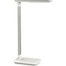 MAUL LED-Tischleuchte MAULjazzy dimmbar, Farbe silber/weiß