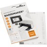 DURABLE Einsteckschild BADGEMAKER 146002 61x210mm weiß, 20St/Pck