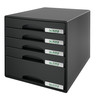 LEITZ Schubladenbox PLUS 52110095 5Schubfächer schwarz
