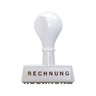 WEDO Textstempel 19327 RECHNUNG 45mm Kunststoff weiß