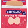 SALVEQUICK Pflaster 6454 Fingerspitzen Textil, 15St/Pck