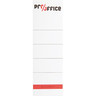 PRO/OFFICE Rückenschilder Karton breit/kurz weiß, 10St/Pck